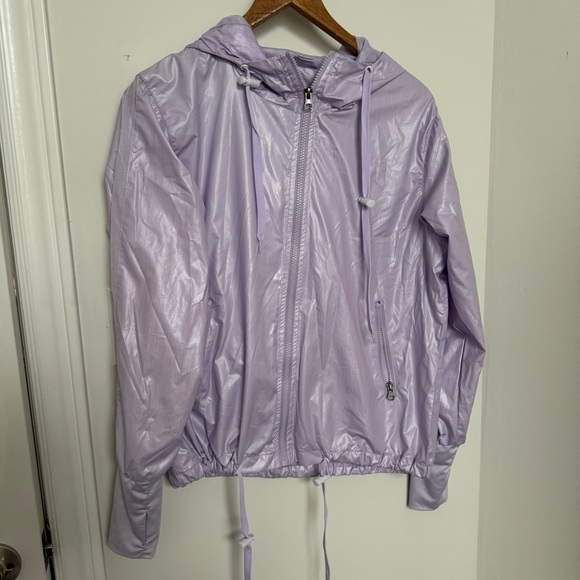 Zyia lilac windbreaker bomber jacket M - Picture 3 of 5